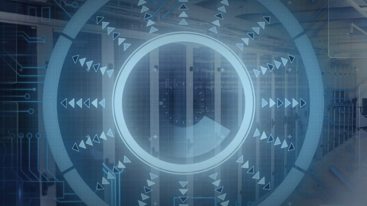 Animation of data processing and scope over computer servers