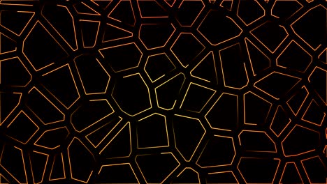 fondo de movimiento de neón abstracto bucle naranja