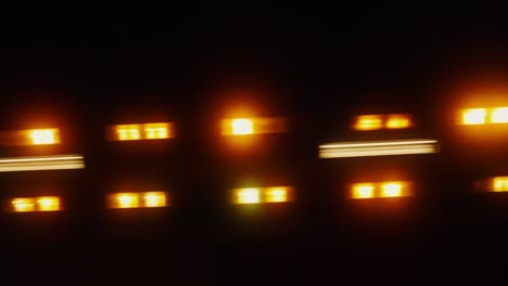 blurred nighttime vehicle lights