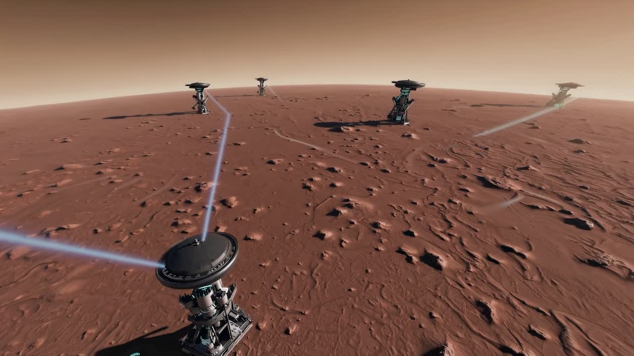 Alien Outpost on Mars