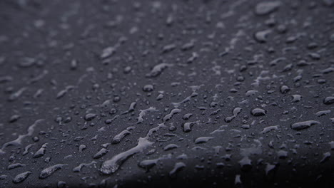 Heavy-rain-on-black-waterproof-textile