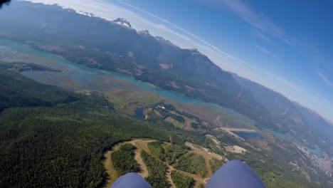 paraglider paragliding in air 4k