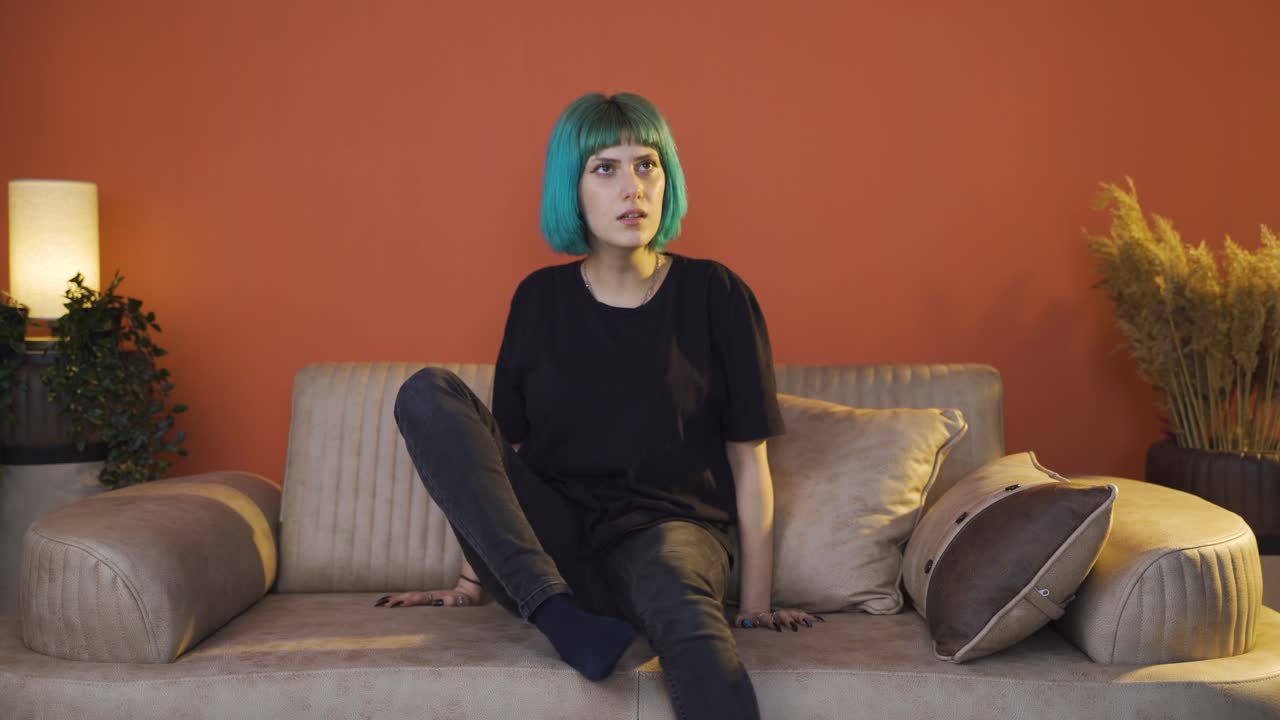 una joven esquizofrénica.