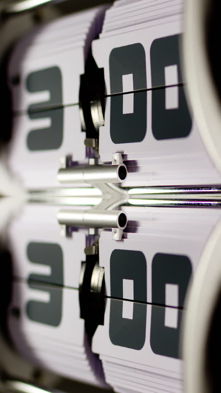 temporizador de reloj de giro en vertical