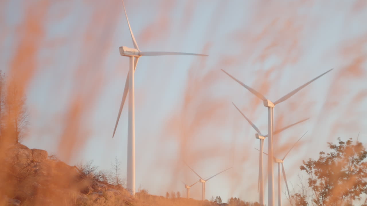 풍력 터빈 랙 포커스