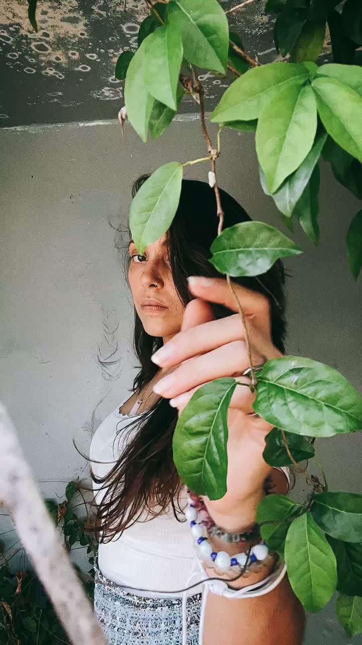 자연 속의 여성