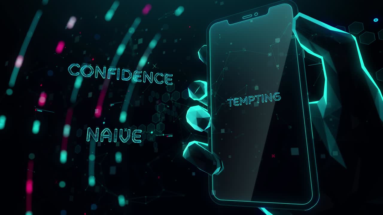 Email Spam with digital technology hitech concept