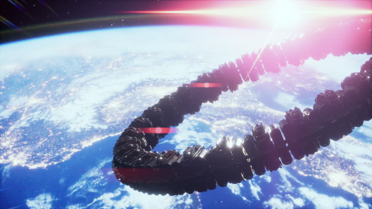 지구 근처를 날아다니는 정체되지 않은 외계인 우주선 nasa에 의해 제공된 요소