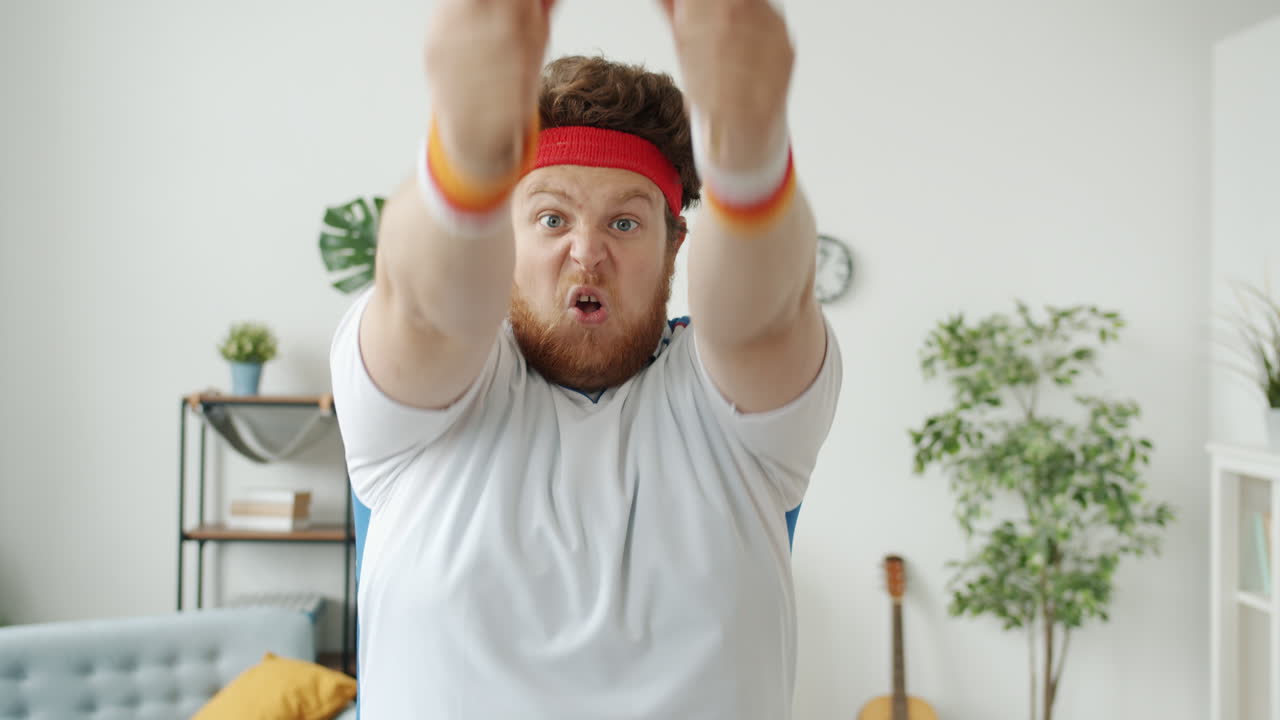 Funny Man with Bananas