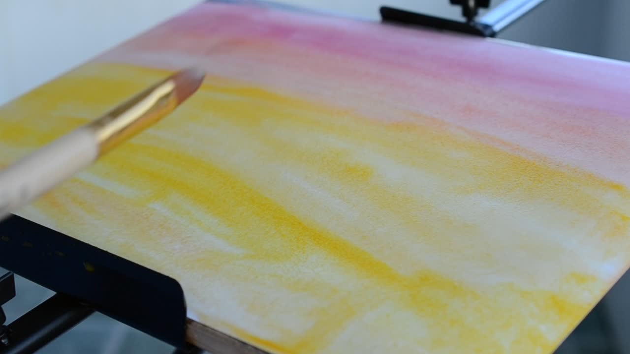 water color, children
