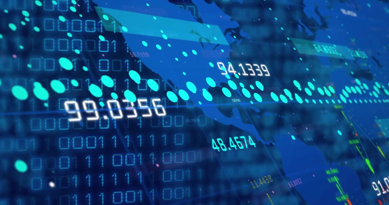 Animation of binary code