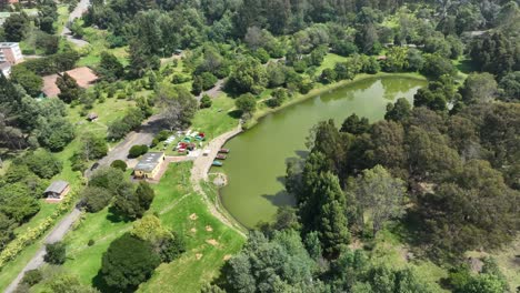 Aerial-view-of-lake-in-Colombia