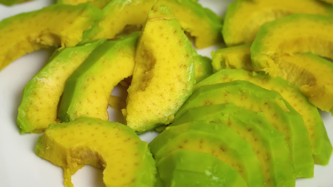 아보카도 식물 조각은 어, 알리게이터, 페르시아 아메리카나, 회전