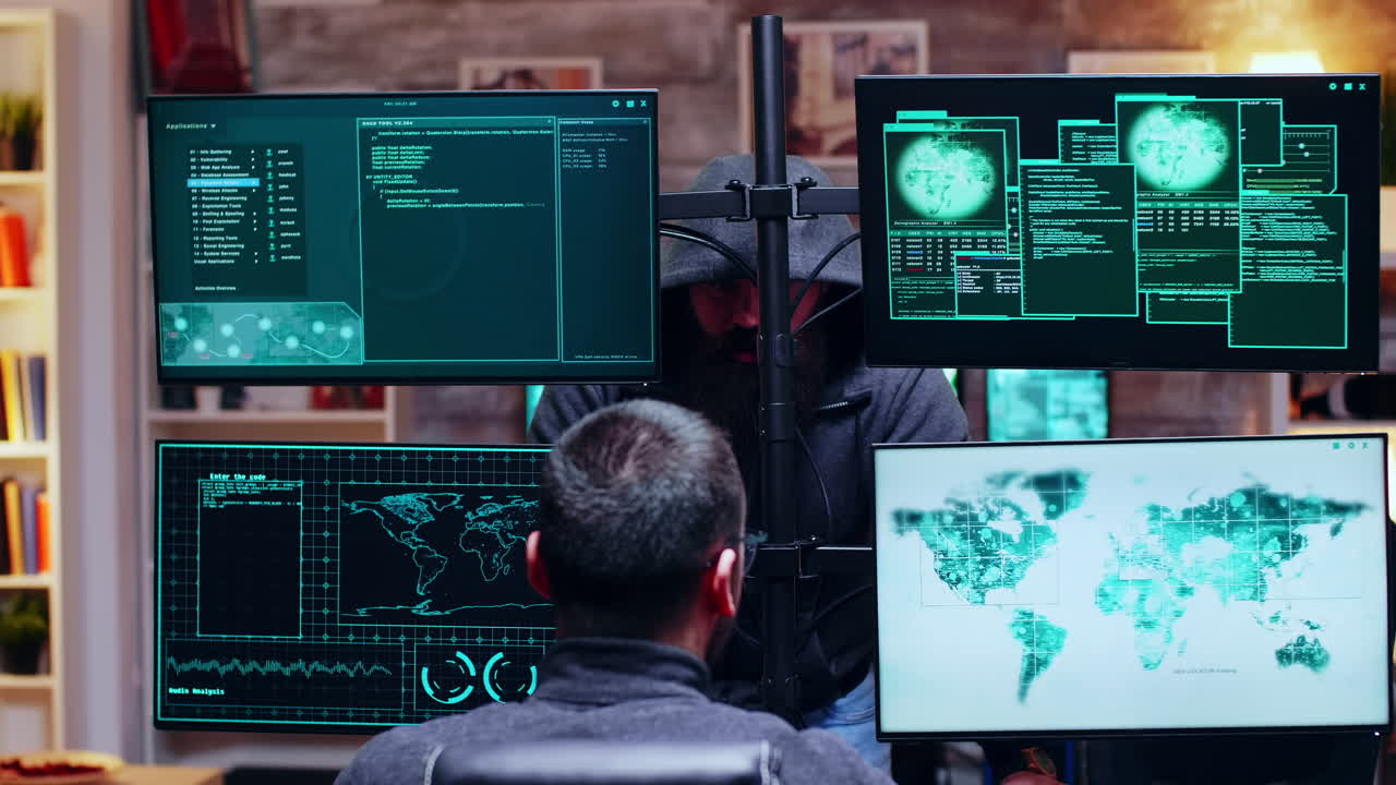 Organised team of cyber criminals talking about their security