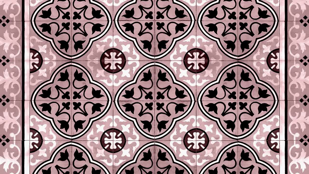 Beautiful mosaic floor pattern, Backgrounds