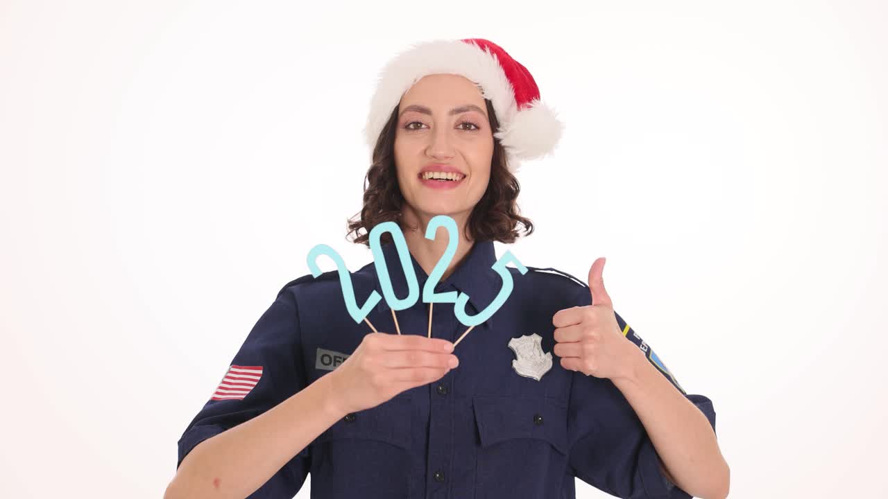 Police officer celebrates Christmas 2023