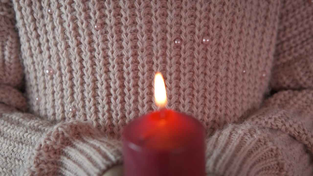 장식 불로 따뜻해지세요.