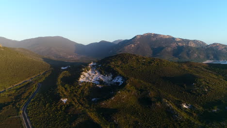 impresionantes tomas de drones en el parque nacional del promontorio de wilson