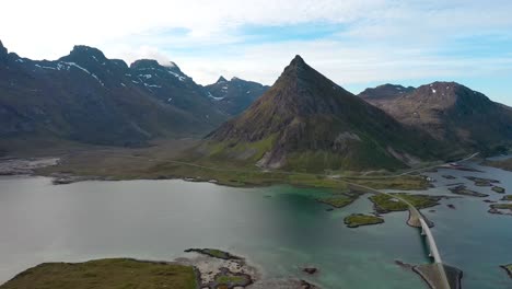 puentes de fredvang panorama de las islas lofoten