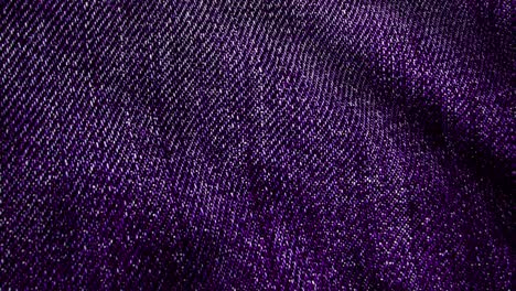 purple denim fabric close up