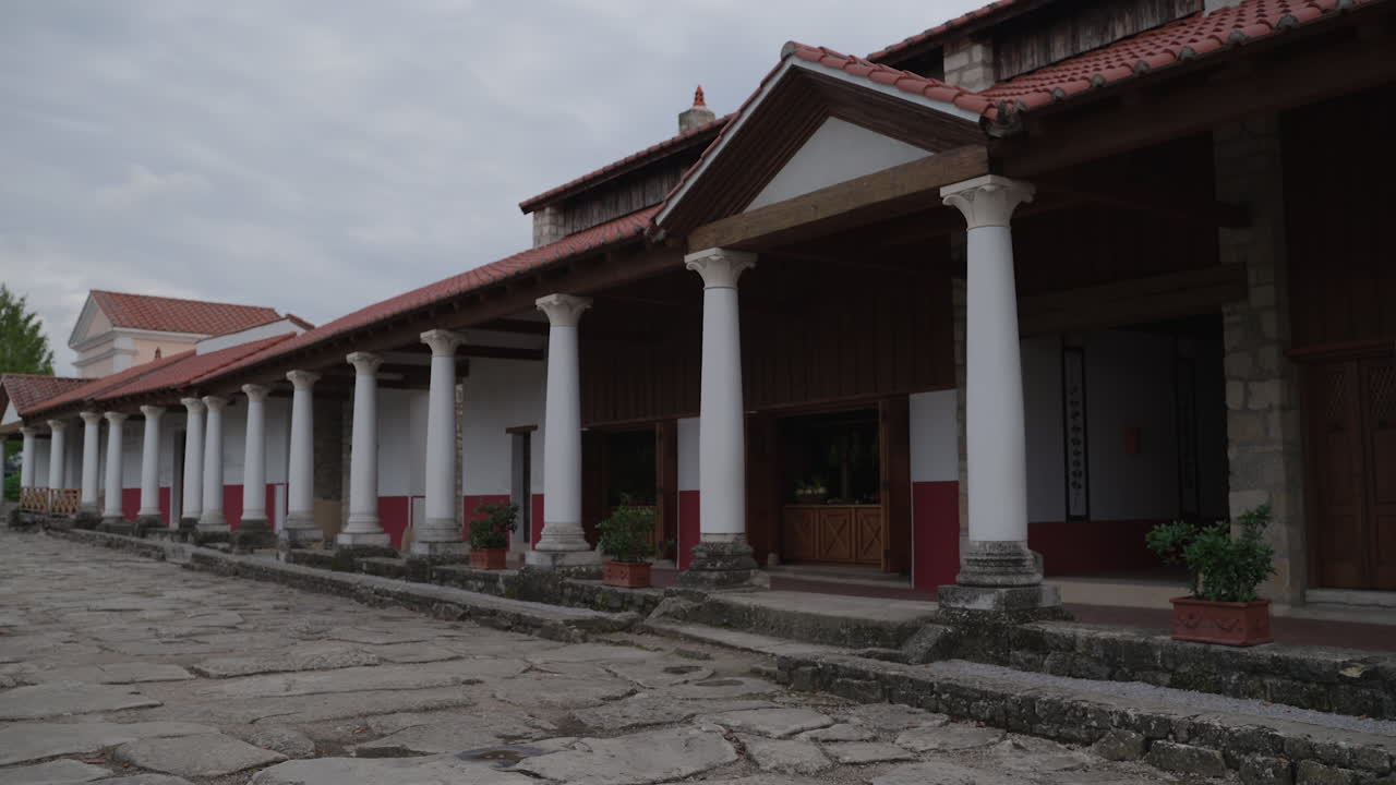 Ancient Roman Marketplace Ruins