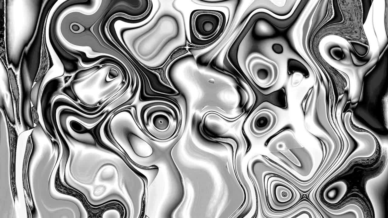 Astrazione in movimento bianco e nero