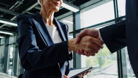 business collaboration and negotiation in modern office
