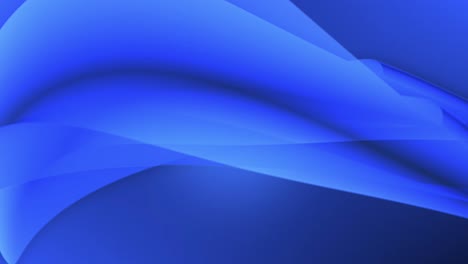 Background-animation-loop-of-abstract-blue-gradient-geometric-and-curvy-overlapping-3D-layers