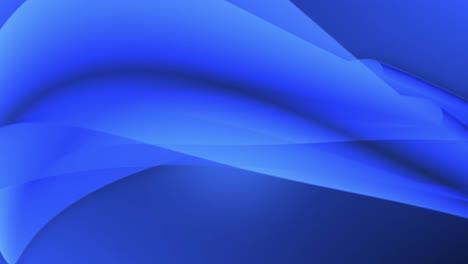 background animation loop of abstract blue gradient geometric and curvy overlapping 3d layers