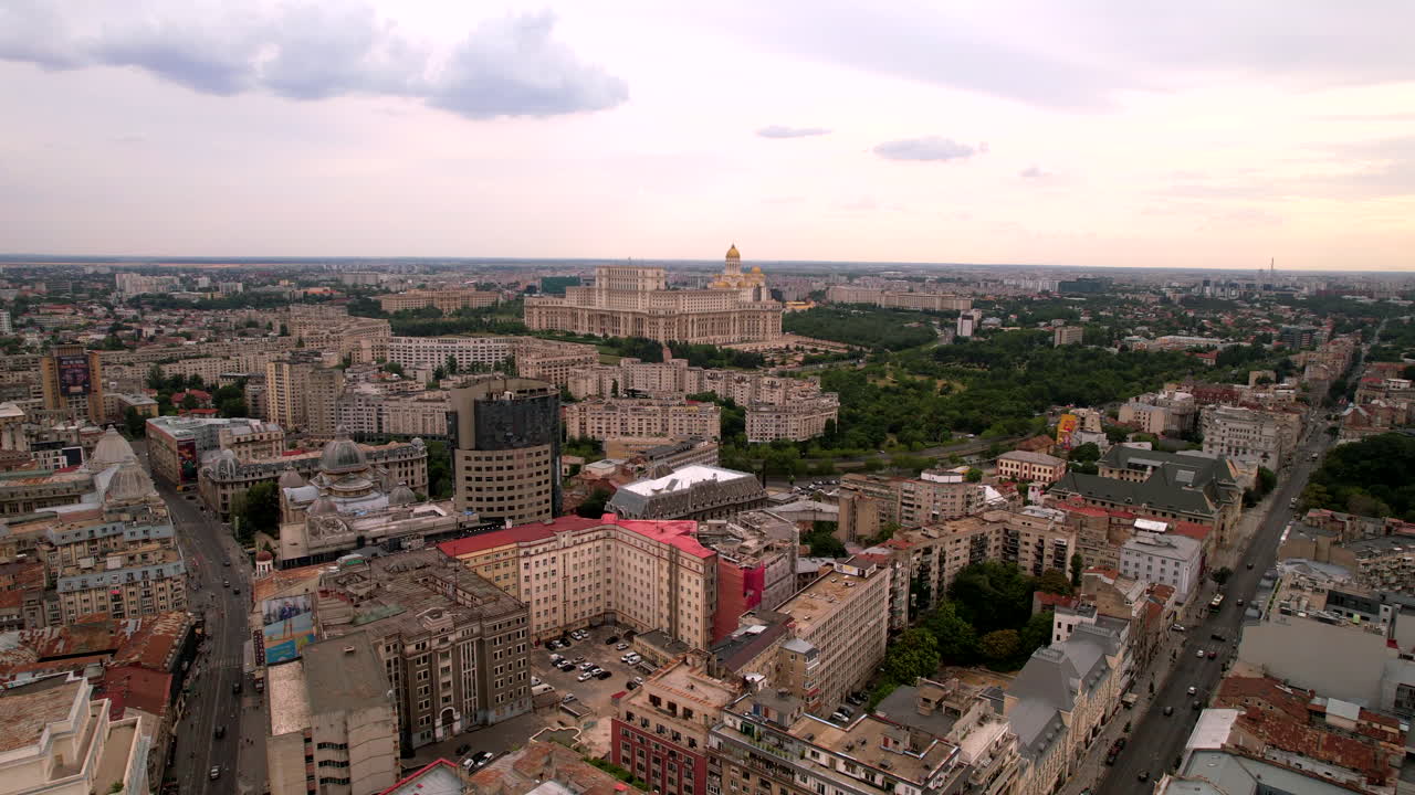 The Palace of Parliament in Bucharest, heaviest building in the world