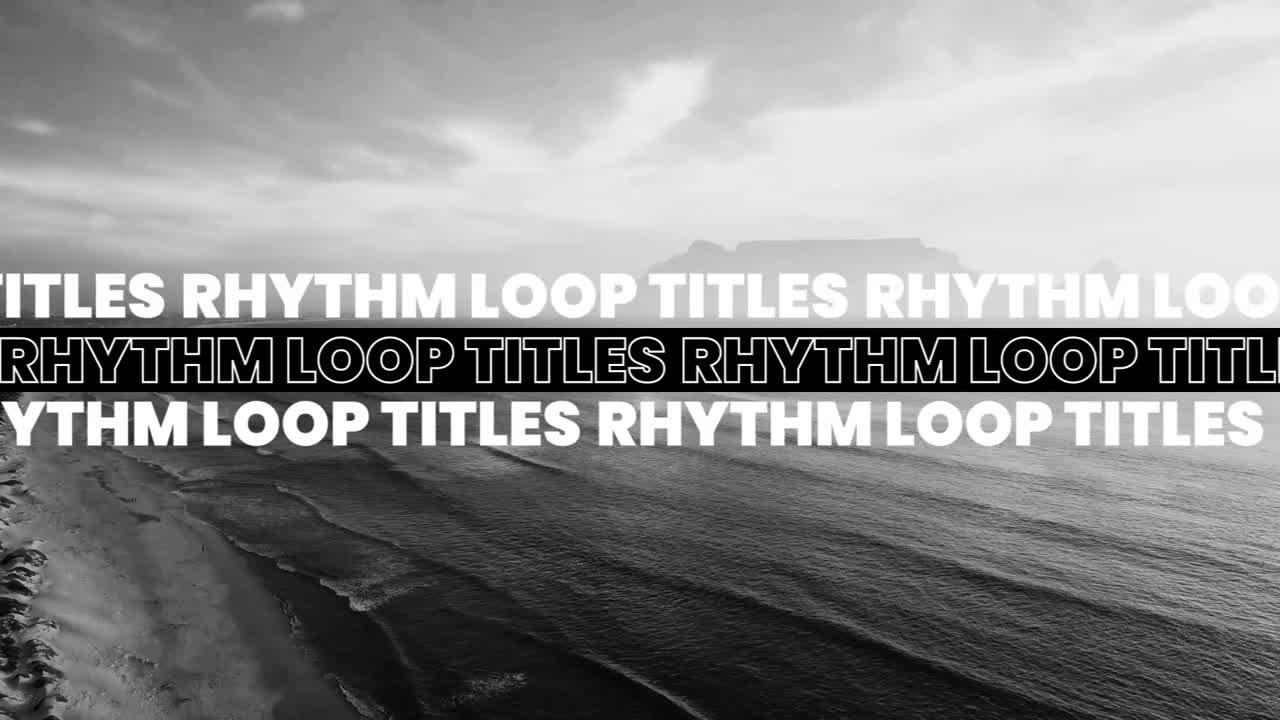 Rhythm Loop Titles 09 Rhythm Loop Titles Adobe After Effects 2023 Resolution 3840×2160