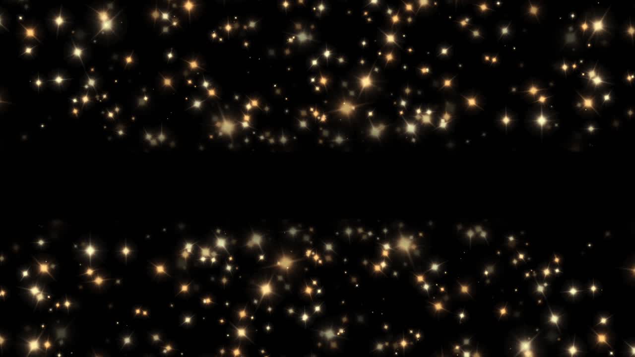 Festive sparkling stars animated Celebration message background