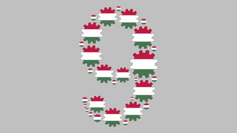 número nueve húngaro