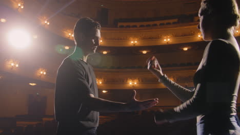 ballet performance on stage