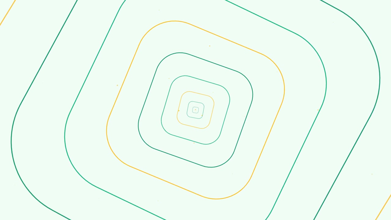 Abstract Animation of Concentric Rounded Squares Expanding