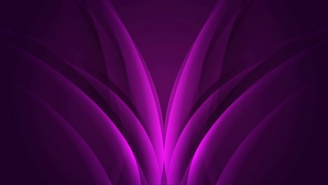 oscuro violeta brillante brillante ondas fluyentes fondo de movimiento abstracto