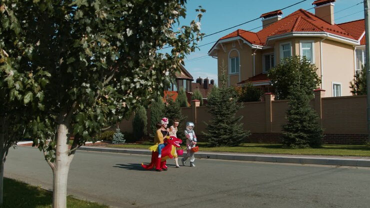 Kids on Halloween