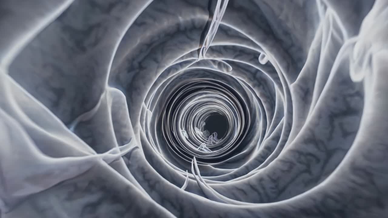 Design astratto di tunnel vorticoso
