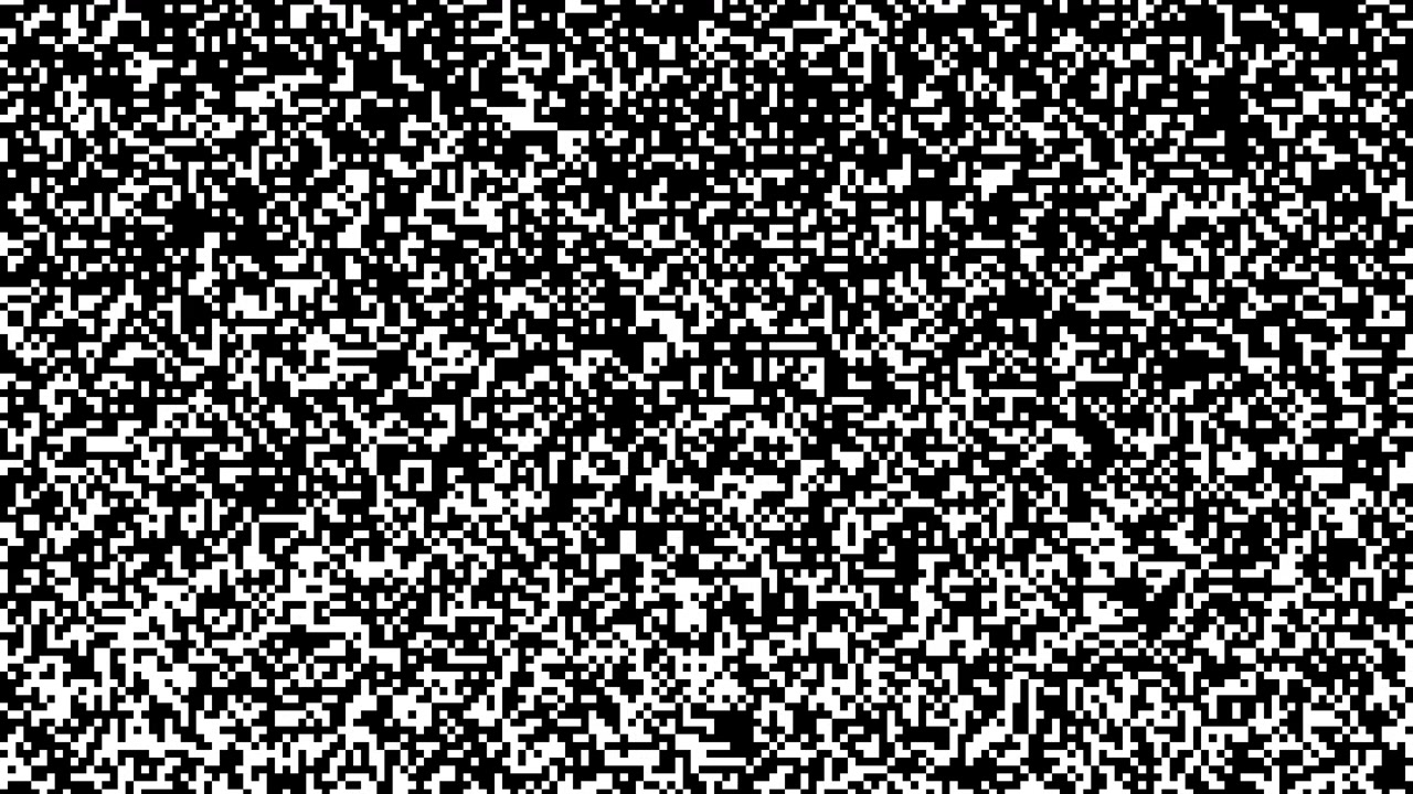 Digital Noise Pixels Appearing and Disappearing on Screen