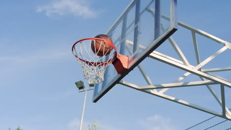 Closeup-african-basketball-sportsman-making-slam-dunk-in-sport-playground.