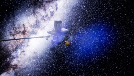 la nave espacial galileo en órbita alrededor de júpiter