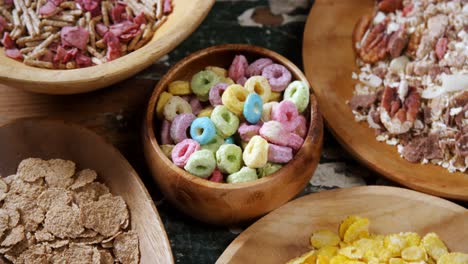 bowls of various breakfast 4k