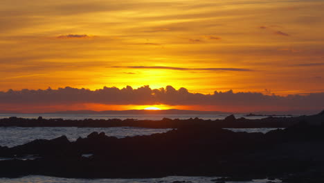 sunset in calahonda, andalusia, spain