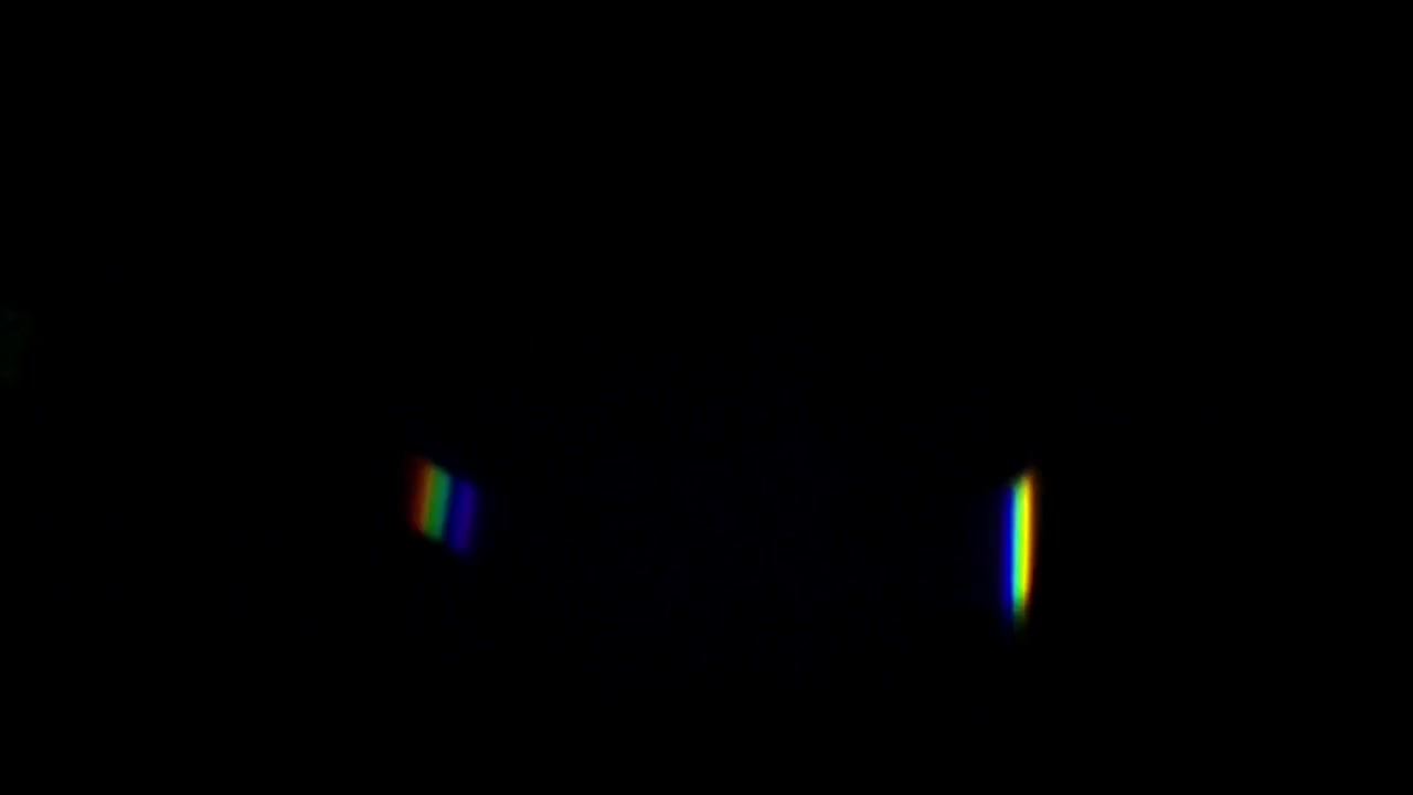 Abstract Light Leaks and Lens Flares on Black Background