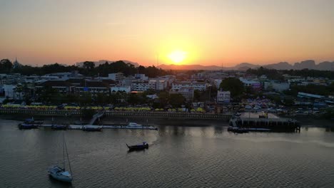 sunset-city-krabi-old-town-thailand