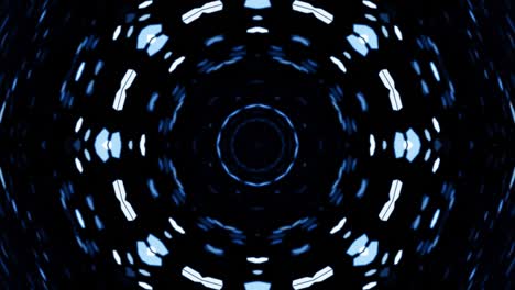 partículas hexagonales cuadrícula médica patrón hexagonal tecnología de fondo bucle