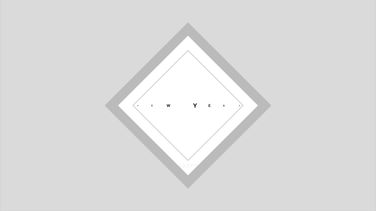 색 현대적 인 그라디언트 에 프레임 에 새해 축하 문자