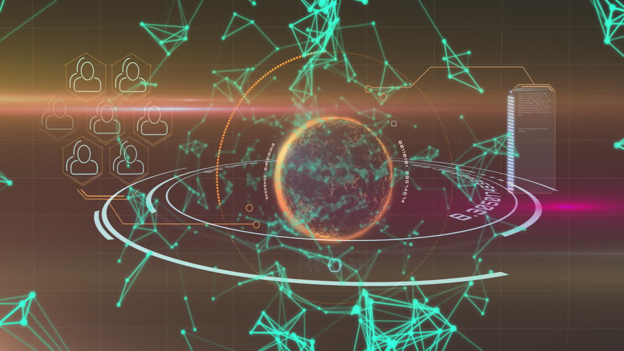 глобус и обработка данных против сети соединений