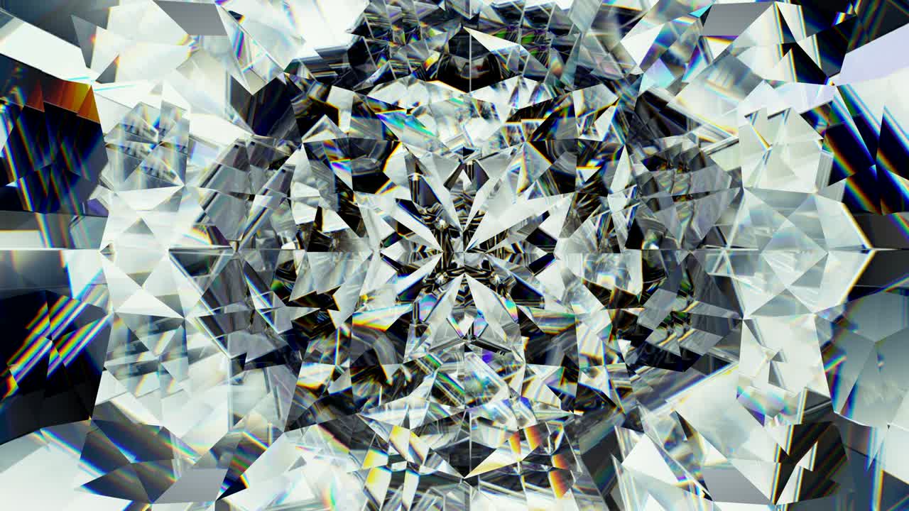 반이는 보석 매크로 회전 무결 루프 칼레도스코프