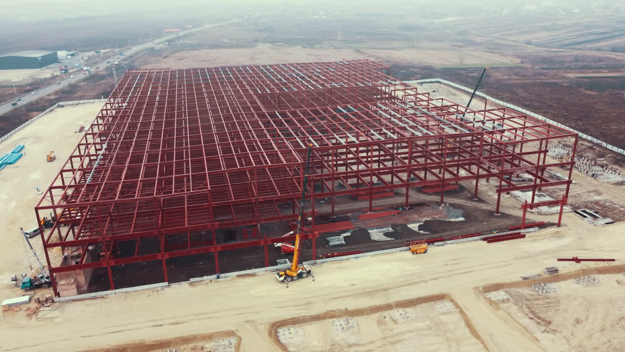 gran edificio en construcción